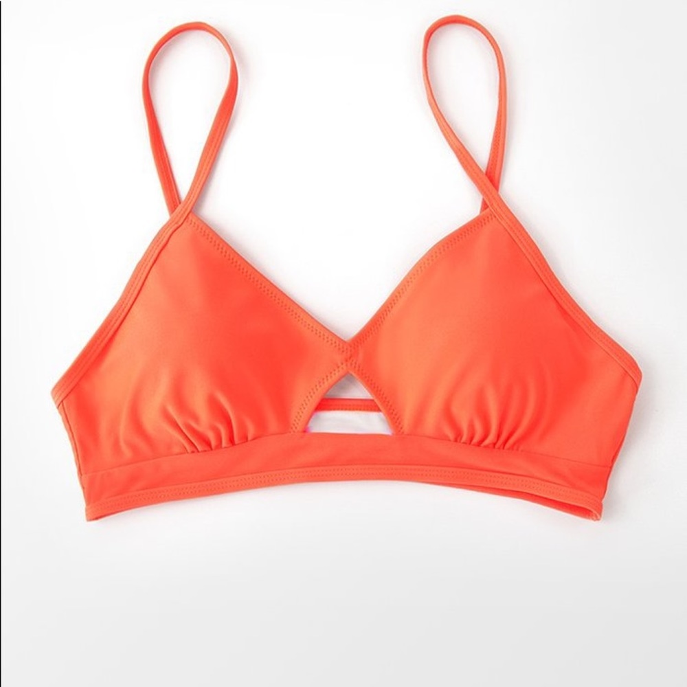 Cupshe Neon Orange Bikini top - NWT